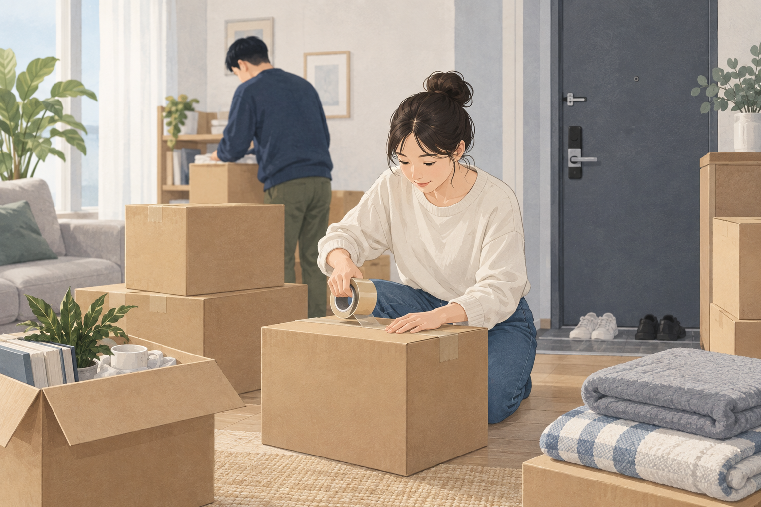 일반이사란? 비용과 포장이사 차이 완벽 정리 관련 설명용 삽화